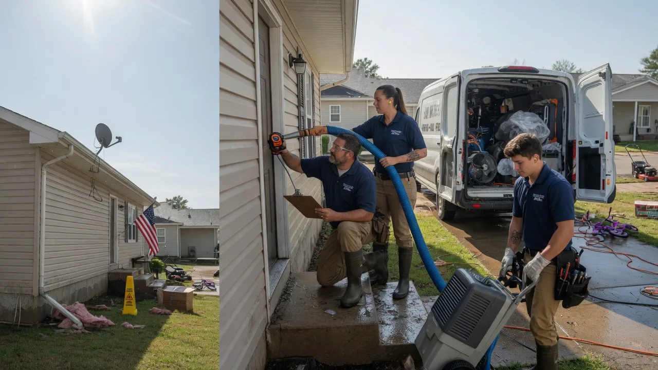 Ceiling Water Damage Restoration in Webster, KY near me